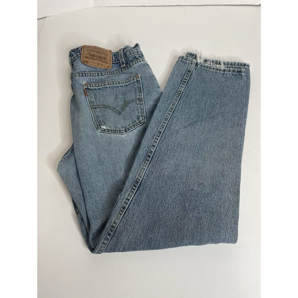 Levi's Other - Vintage Levi’s 550 Orange Tab Jeans 34x32 Light Blue Relaxed Fit
